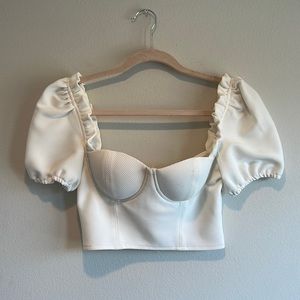Bustier crop top
